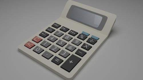 low poly calculator preview image